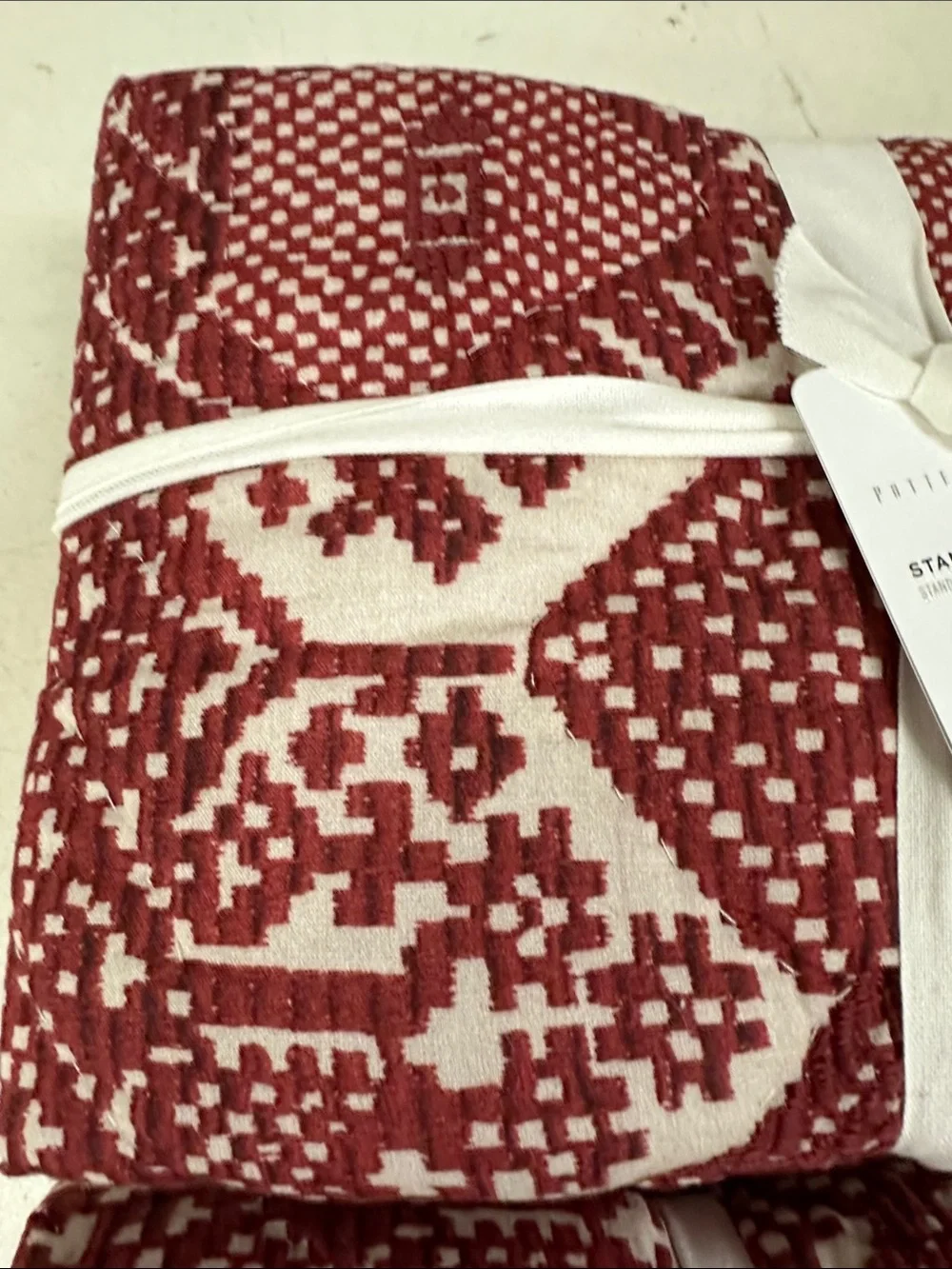 NWT Pottery Barn Fez standard reversible shams (2)